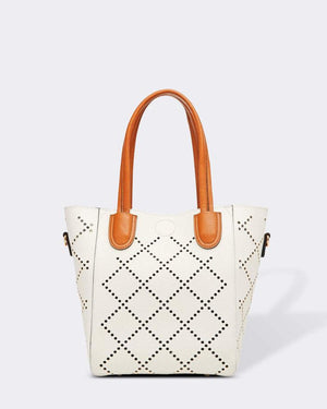 LOUENHIDE Baby Bermuda Bag - White HANDBAG - Zabecca Living
