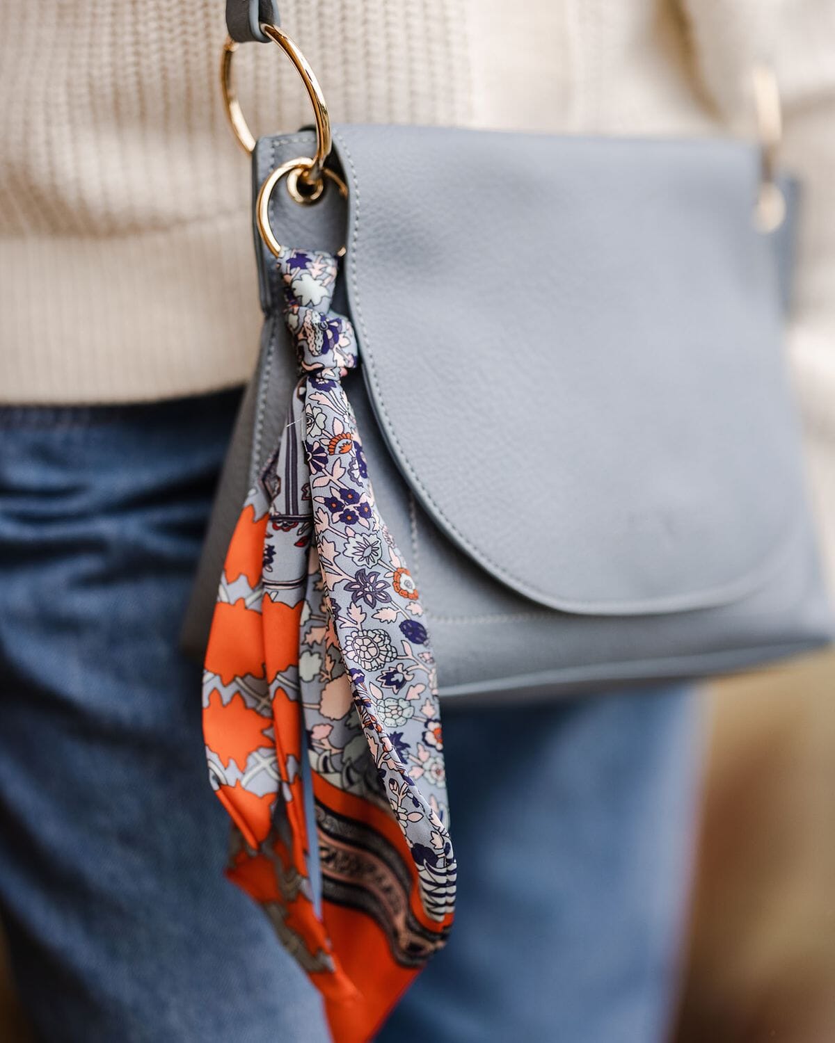 LOUENHIDE Baby Blaze Crossbody Bag - Chambray HANDBAG - Zabecca Living