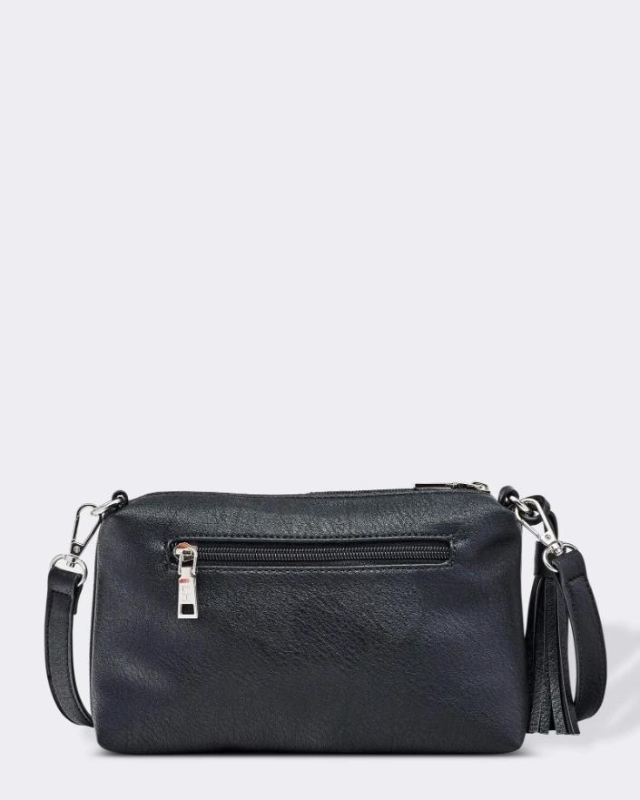 LOUENHIDE Baby Daisy Crossbody Bag - Black HANDBAG - Zabecca Living