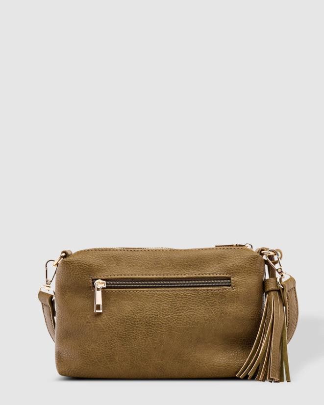 LOUENHIDE Baby Daisy Crossbody Bag - Khaki HANDBAG - Zabecca Living