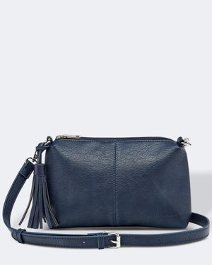 LOUENHIDE Baby Daisy Crossbody Bag - Navy HANDBAG - Zabecca Living
