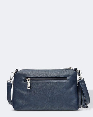 LOUENHIDE Baby Daisy Crossbody Bag - Navy HANDBAG - Zabecca Living