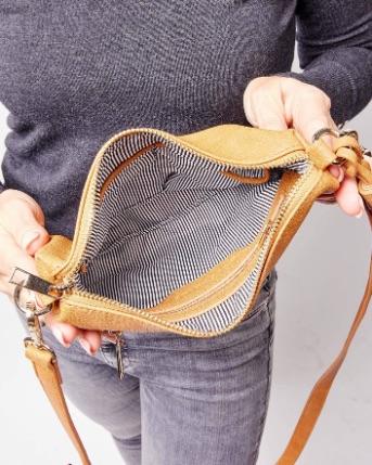 LOUENHIDE Baby Daisy Crossbody Bag - Nutmeg HANDBAG - Zabecca Living