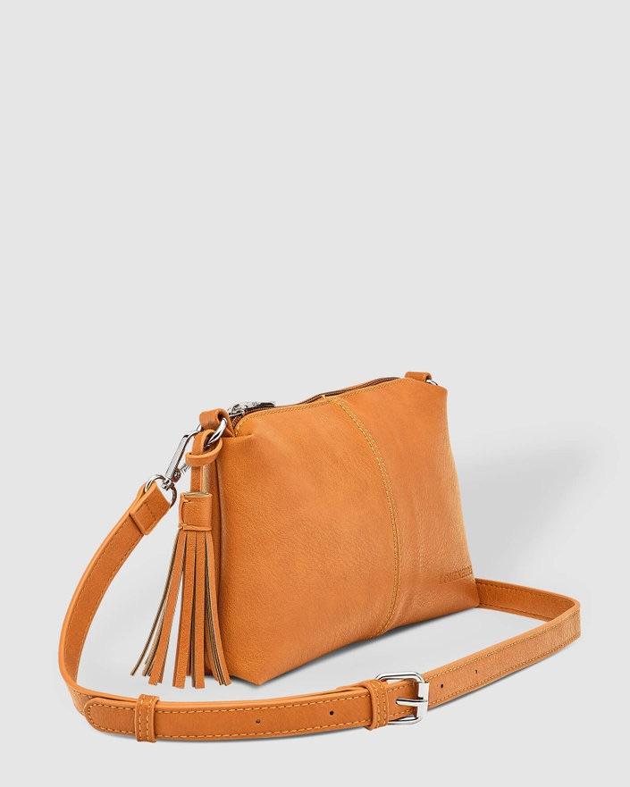 LOUENHIDE Baby Daisy Crossbody Bag - Nutmeg HANDBAG - Zabecca Living