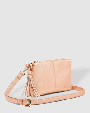 LOUENHIDE Baby Daisy Crossbody Bag - Pink Champagne HANDBAG - Zabecca Living