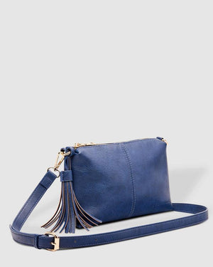LOUENHIDE Baby Daisy Crossbody Bag - Steel Blue HANDBAG - Zabecca Living