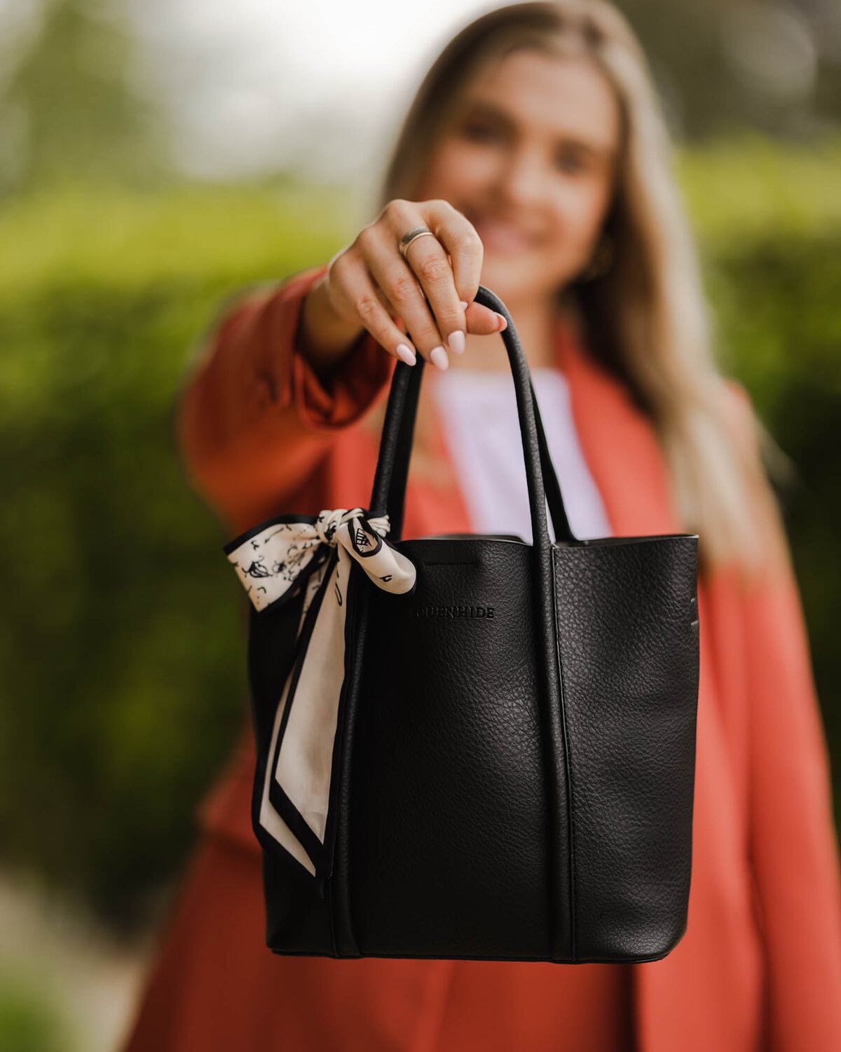 LOUENHIDE Baby Panama Mini Tote Bag - Black HANDBAG - Zabecca Living