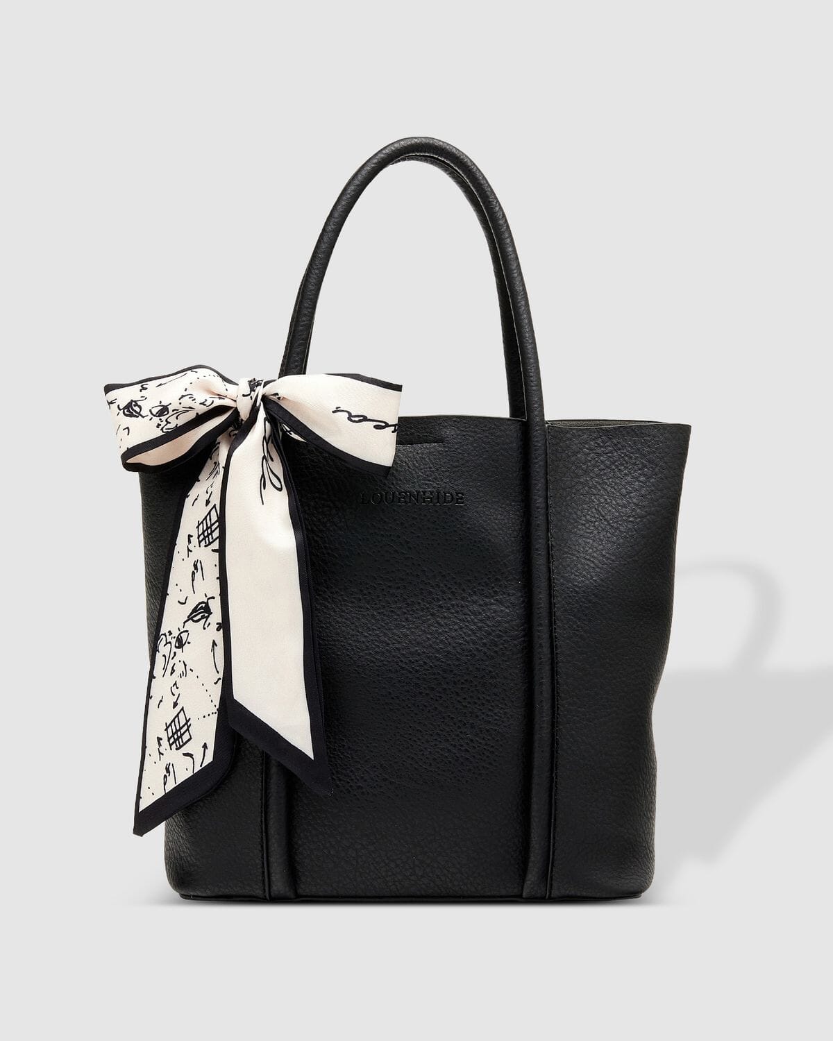 LOUENHIDE Baby Panama Mini Tote Bag - Black HANDBAG - Zabecca Living
