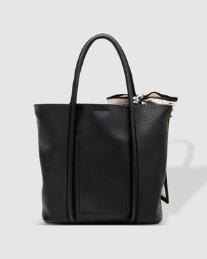 LOUENHIDE Baby Panama Mini Tote Bag - Black HANDBAG - Zabecca Living
