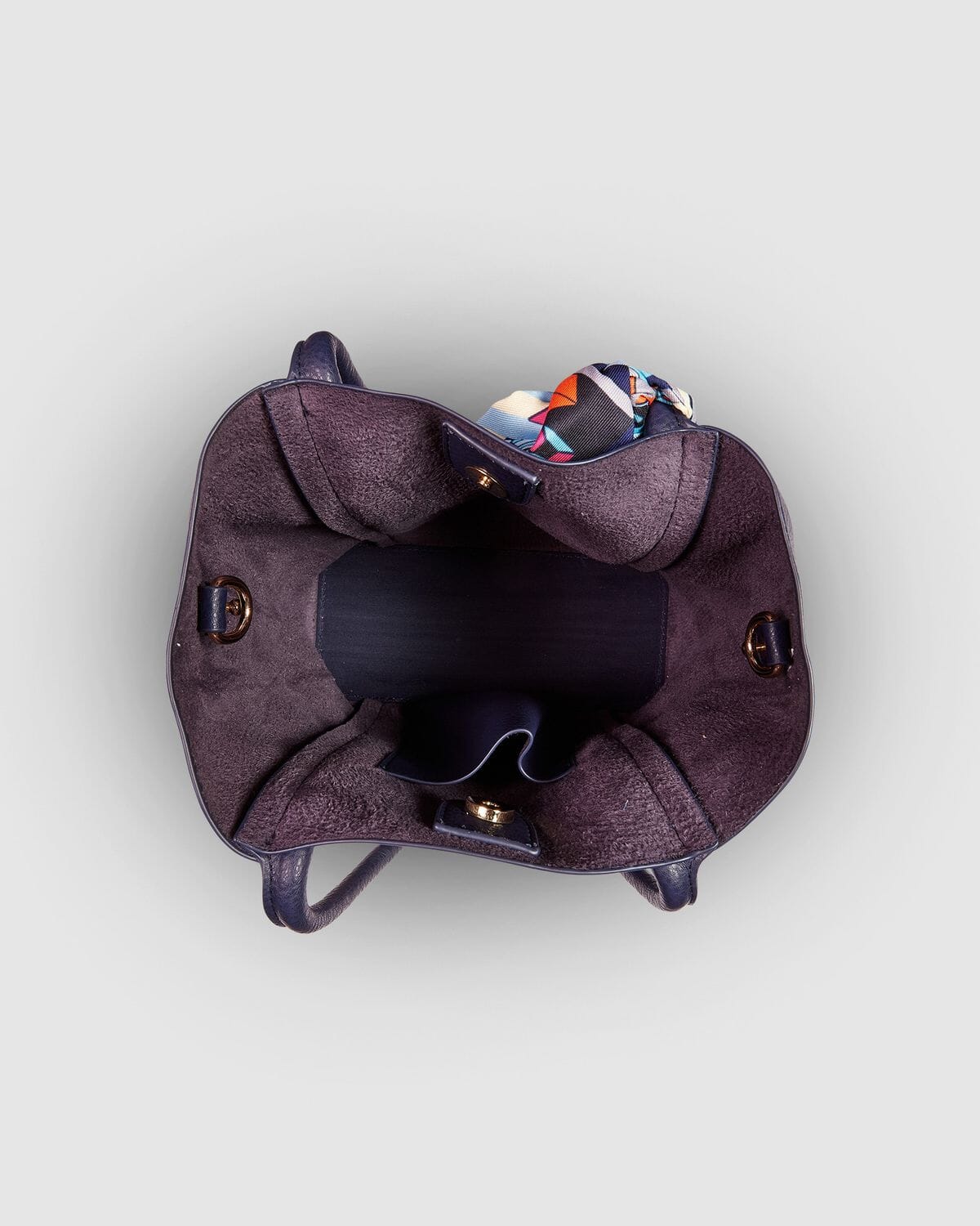 LOUENHIDE Baby Panama Mini Tote Bag - Navy HANDBAG - Zabecca Living
