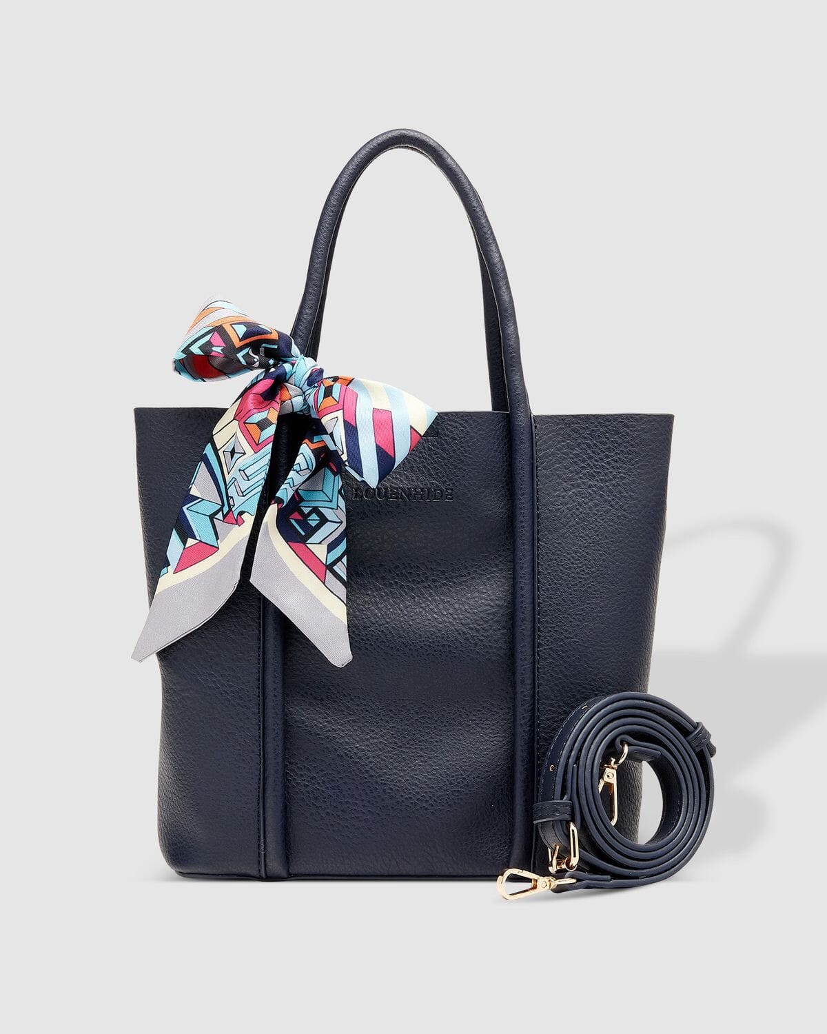 LOUENHIDE Baby Panama Mini Tote Bag - Navy HANDBAG - Zabecca Living
