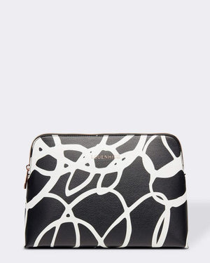LOUENHIDE Bardot Swirl Case - Black COSMETIC PURSE - Zabecca Living