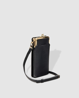 LOUENHIDE Billie Crossbody Phone Bag - Black HANDBAG - Zabecca Living
