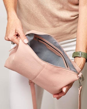 LOUENHIDE Daisy Crossbody Bag - Pale Pink HANDBAG - Zabecca Living
