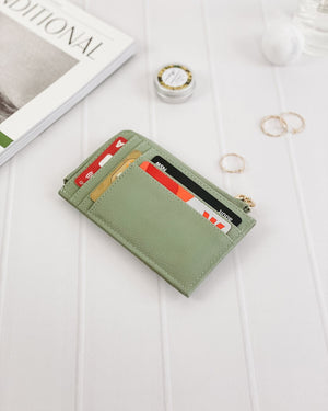LOUENHIDE Dexter Cardholder - Sage Green WALLET - Zabecca Living