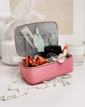 LOUENHIDE Ellie Jewellery Box - Bubblegum Pink Jewellery Box - Zabecca Living