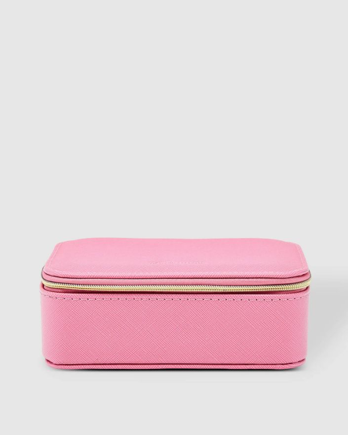 LOUENHIDE Ellie Jewellery Box - Bubblegum Pink Jewellery Box - Zabecca Living
