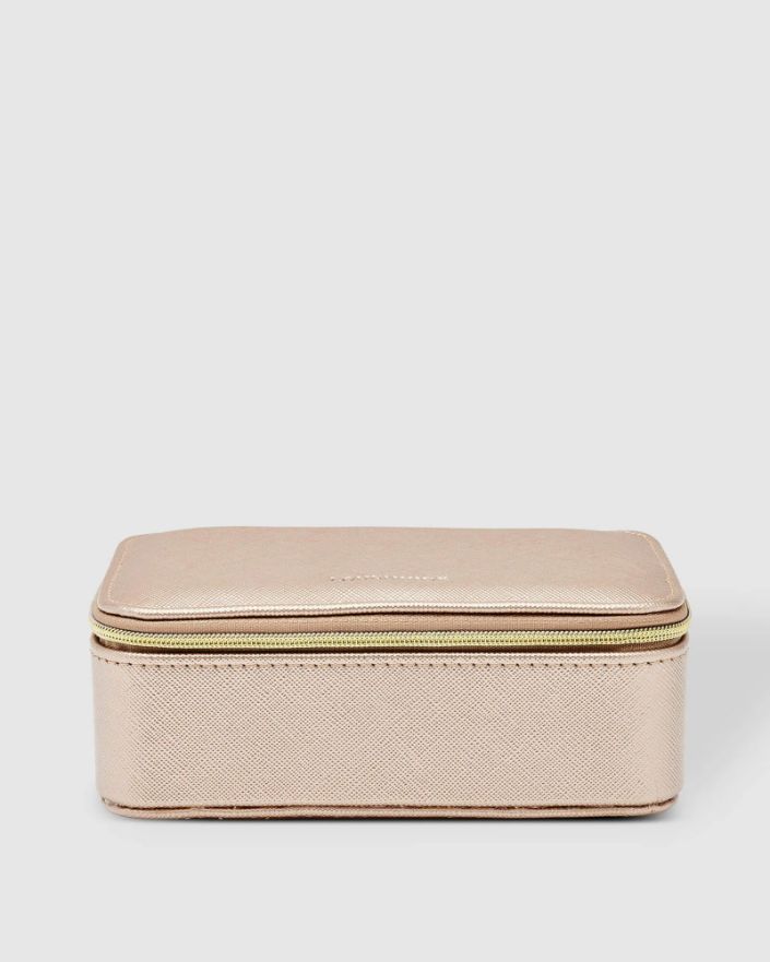 LOUENHIDE Ellie Jewellery Box - Champagne Jewellery Box - Zabecca Living