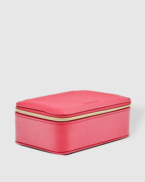 LOUENHIDE Ellie Jewellery Box - Raspberry Jewellery Box - Zabecca Living