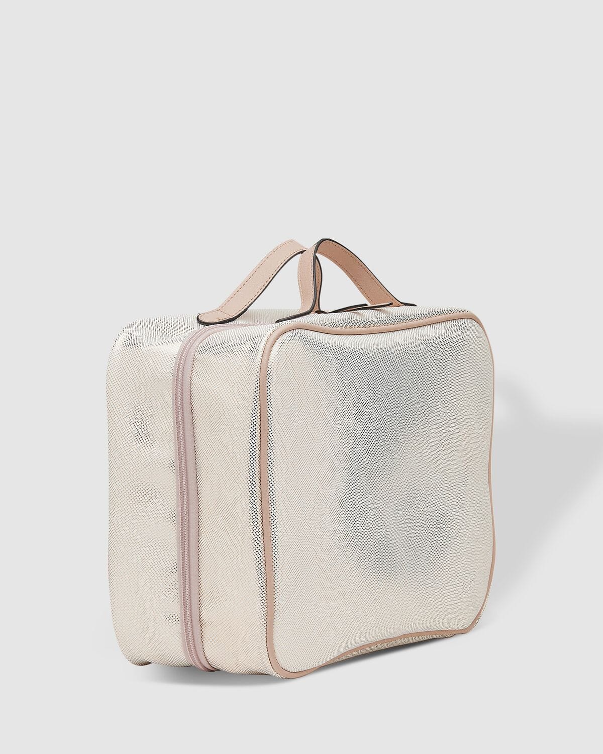LOUENHIDE Emma Cosmetic Case - Metallic Nude COSMETIC BAG - Zabecca Living