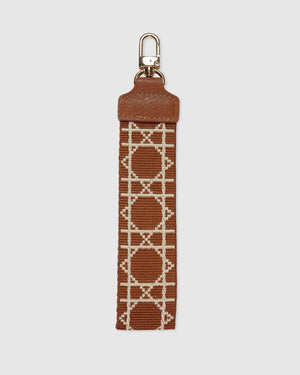 LOUENHIDE Felix Keyring - Tan HANDBAG - Zabecca Living
