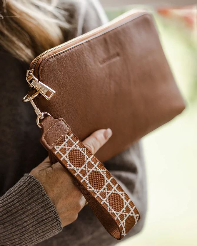 LOUENHIDE Felix Keyring - Tan HANDBAG - Zabecca Living
