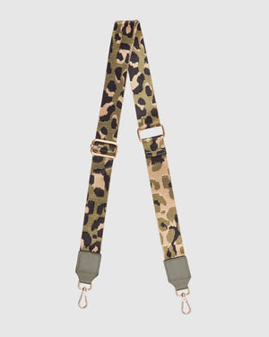 LOUENHIDE Gilly Guitar Metallic Strap - Khaki/Gold HANDBAG - Zabecca Living