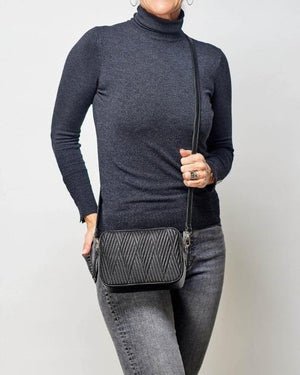 LOUENHIDE Harlem Crossbody Bag - Black HANDBAG - Zabecca Living