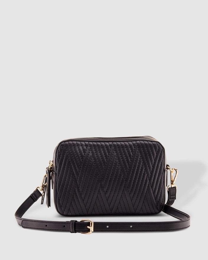 LOUENHIDE Harlem Crossbody Bag - Black HANDBAG - Zabecca Living