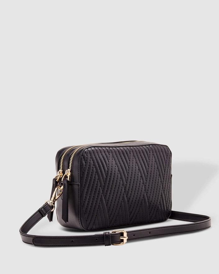 LOUENHIDE Harlem Crossbody Bag - Black HANDBAG - Zabecca Living
