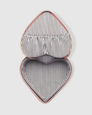 LOUENHIDE Heart Jewellery Box - Nude Jewellery Box - Zabecca Living