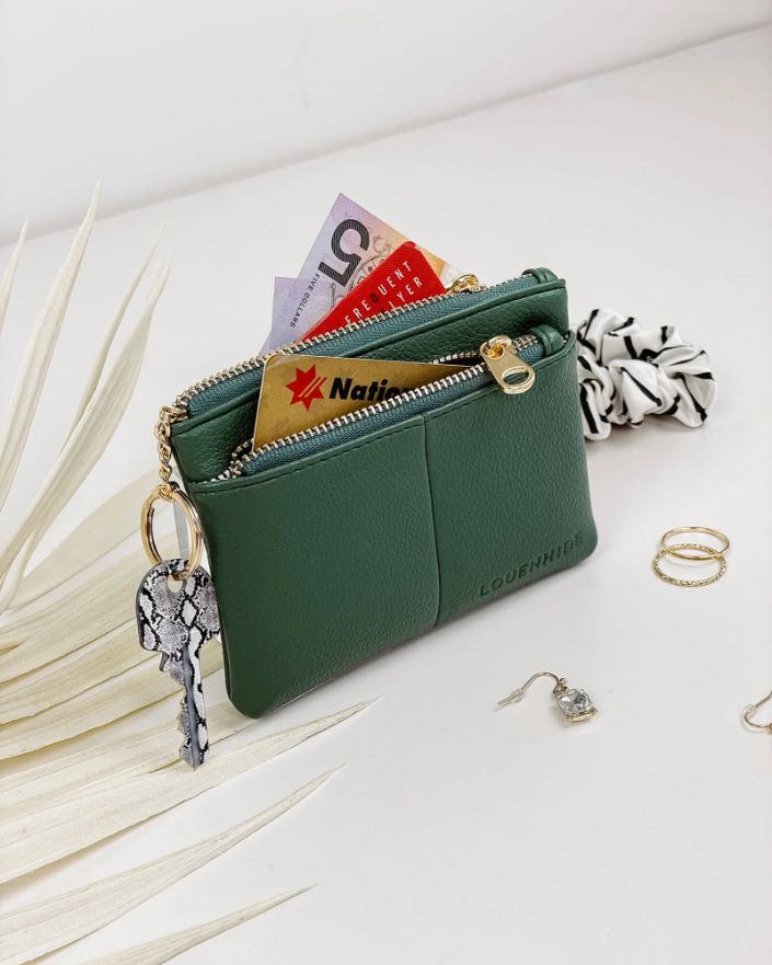 LOUENHIDE Ida Purse - Fern Green WALLET - Zabecca Living