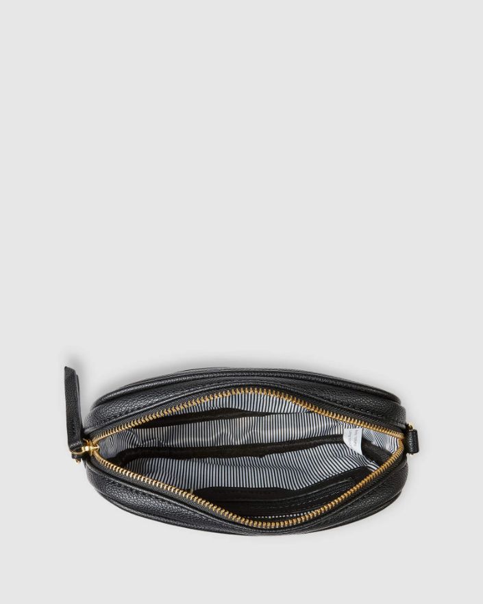 LOUENHIDE India Crossbody Bag - Black HANDBAG - Zabecca Living