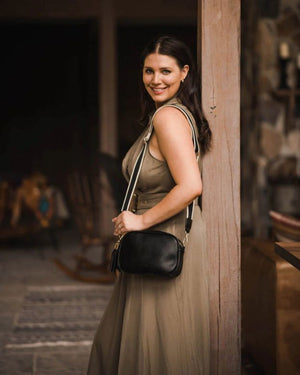 LOUENHIDE Jacinta Crossbody Bag - Black HANDBAG - Zabecca Living