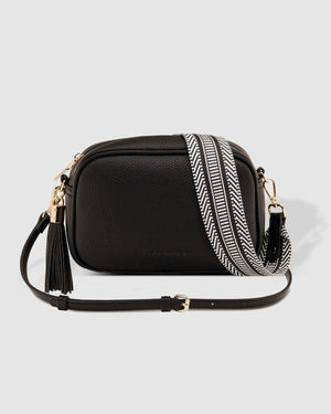 LOUENHIDE Jacinta Crossbody Bag - Black White HANDBAG - Zabecca Living