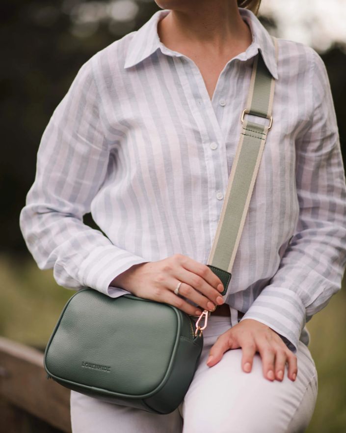 LOUENHIDE Jacinta Crossbody Bag - Fern Green HANDBAG - Zabecca Living