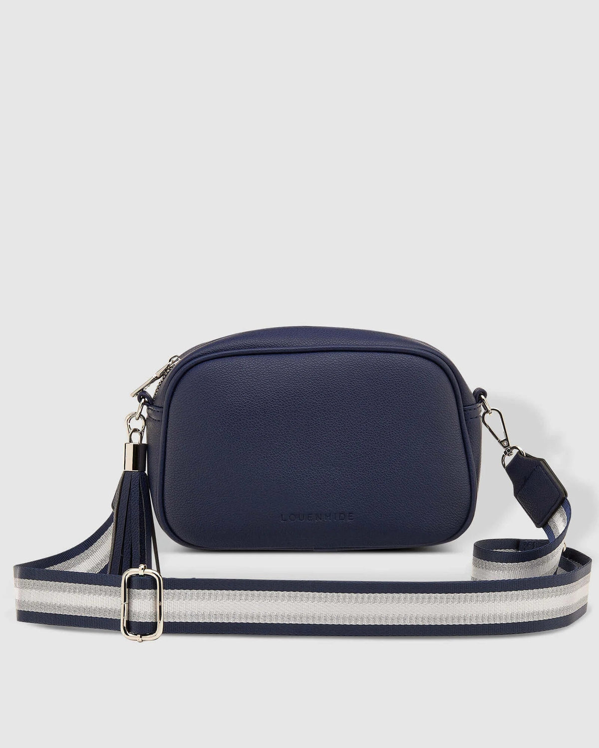 LOUENHIDE Jacinta Crossbody Bag - Metallic Navy HANDBAG - Zabecca Living