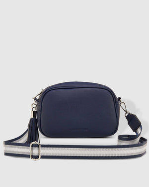 LOUENHIDE Jacinta Crossbody Bag - Metallic Navy HANDBAG - Zabecca Living