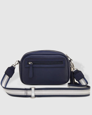 LOUENHIDE Jacinta Crossbody Bag - Metallic Navy HANDBAG - Zabecca Living