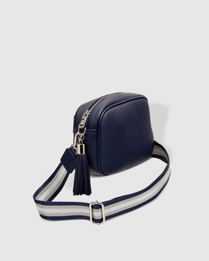 LOUENHIDE Jacinta Crossbody Bag - Metallic Navy HANDBAG - Zabecca Living