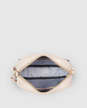 LOUENHIDE Jacinta Crossbody Bag - Metallic Stone HANDBAG - Zabecca Living