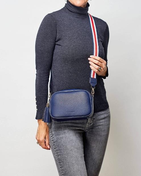LOUENHIDE Jacinta Crossbody Bag - Navy HANDBAG - Zabecca Living