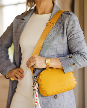 LOUENHIDE Jamie Crossbody Bag - Maize HANDBAG - Zabecca Living