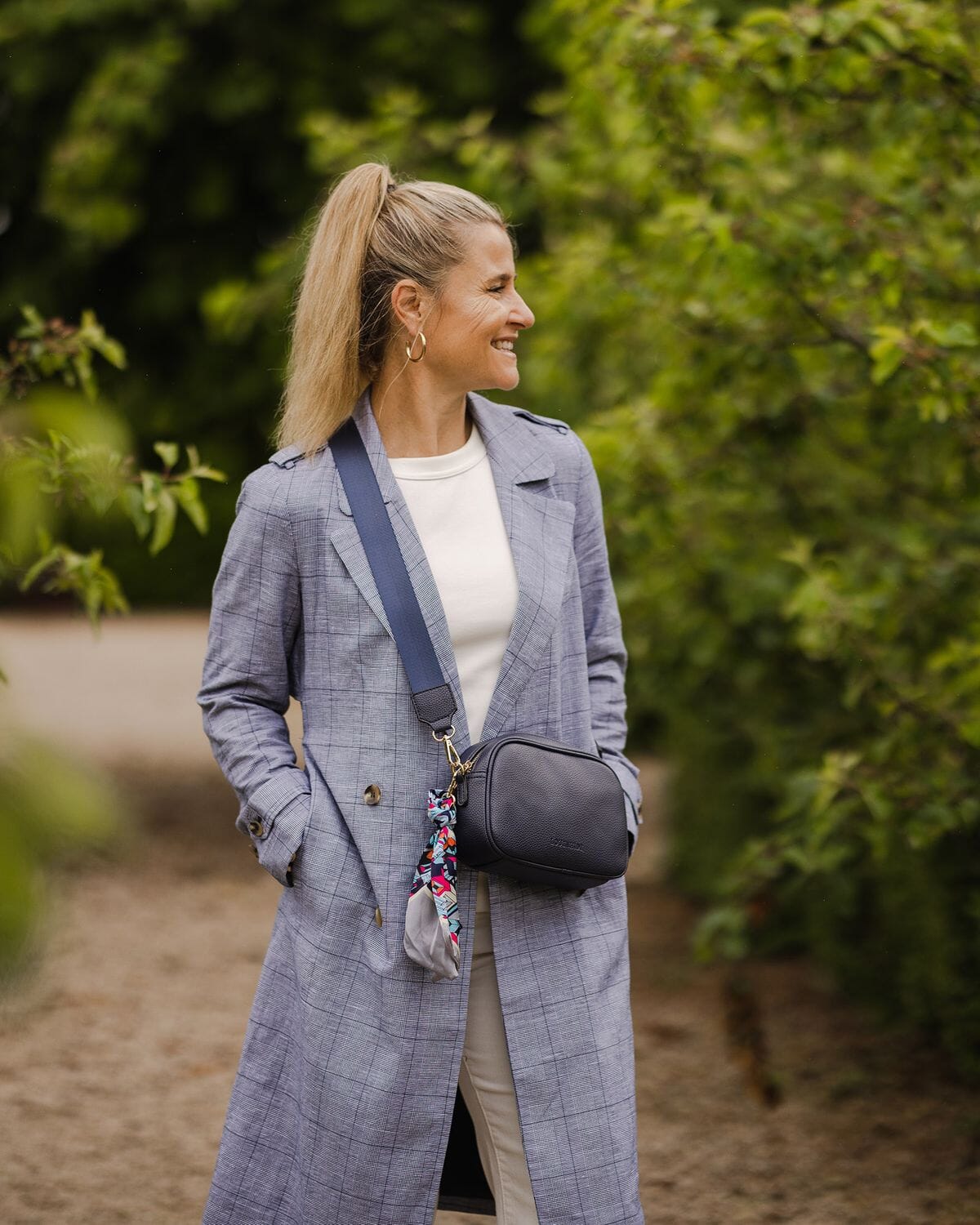 LOUENHIDE Jamie Crossbody Bag - Navy HANDBAG - Zabecca Living