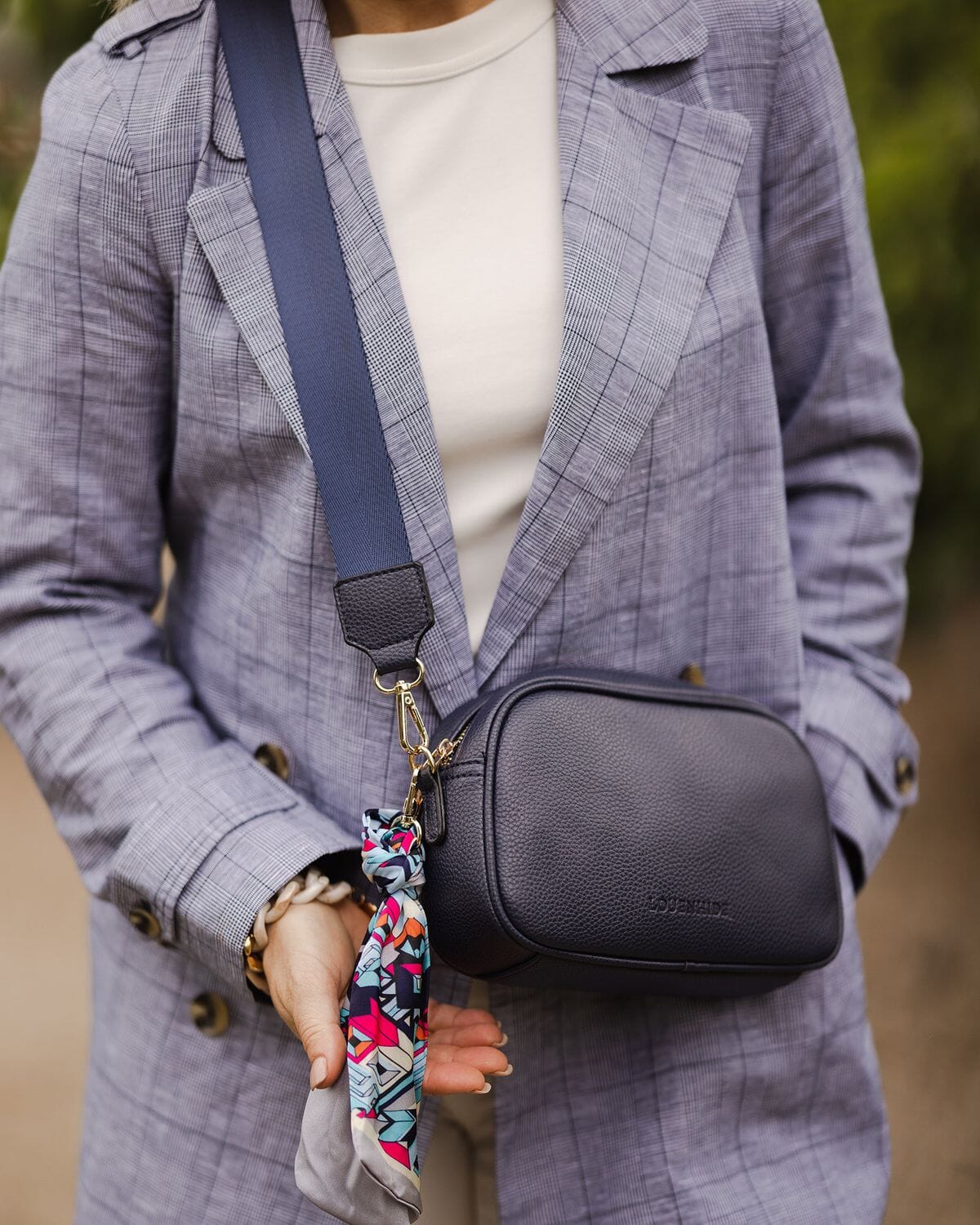 LOUENHIDE Jamie Crossbody Bag - Navy HANDBAG - Zabecca Living