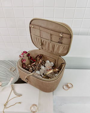 LOUENHIDE Jesse Jewellery Box - Almond Jewellery Box - Zabecca Living