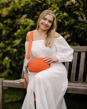 LOUENHIDE Kiki Bag Scarf - Orange HANDBAG - Zabecca Living