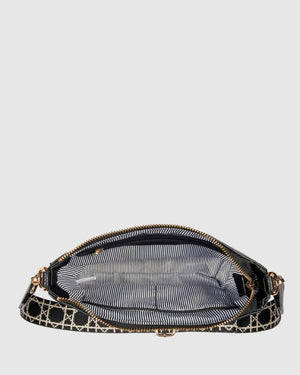 LOUENHIDE Lizzie Crossbody Bag - Black HANDBAG - Zabecca Living