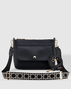 LOUENHIDE Lizzie Crossbody Bag - Black HANDBAG - Zabecca Living