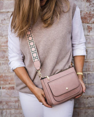 LOUENHIDE Lizzie Crossbody Bag - Blush HANDBAG - Zabecca Living